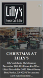 Mobile Screenshot of lillysfrenchcafe.com